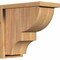Ekena Millwork Ridgewood Smooth Corbel w/Backplate, Western Red Cedar, 7 1/2"W x 14"D x 14"H COR08X14X14RID01SWR - alternate 1